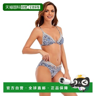 Triangle Bra Womens 自营Lucky Paisley Blossom Blue Brand