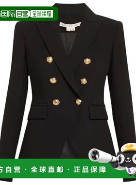 自营Veronica Beard Women's Miller Dickey Jacket, Black/Gold