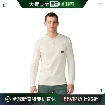 香港直邮潮奢 mountain hardwear 男士 Ridge 棉质长袖亨利汗衫 M