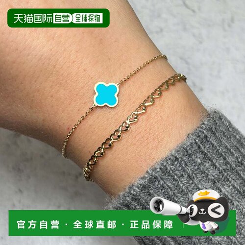 自营the loverySmall Turquoise Single Clover Bracelet - turqu