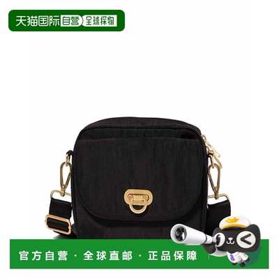 自营baggallini Coastal Flip Lock Camera Bag Crossbody - blac