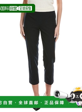 自营lafayette 148 new york拉斐特148纽约布利克裁剪长裤-蓝色