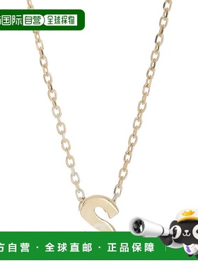 自营 Adornia 迷你首字母项链 金色 - 黄色 - s 美国奥莱直发