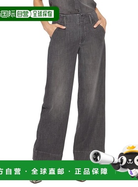 自营NYDJ Mona Smokey Mountain Wide Leg Jean - grey 美国奥莱