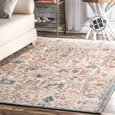 nuLOOM Lenore Vintage Floral Area Rug - beige 【美国奥莱】直