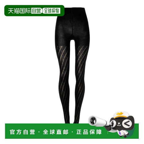 自营wolfordMerino Dot Tights - black 美国奥莱直发