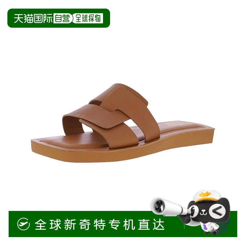 自营franco sartoWomen's Capri Slide Slip On In Cuoio Leather