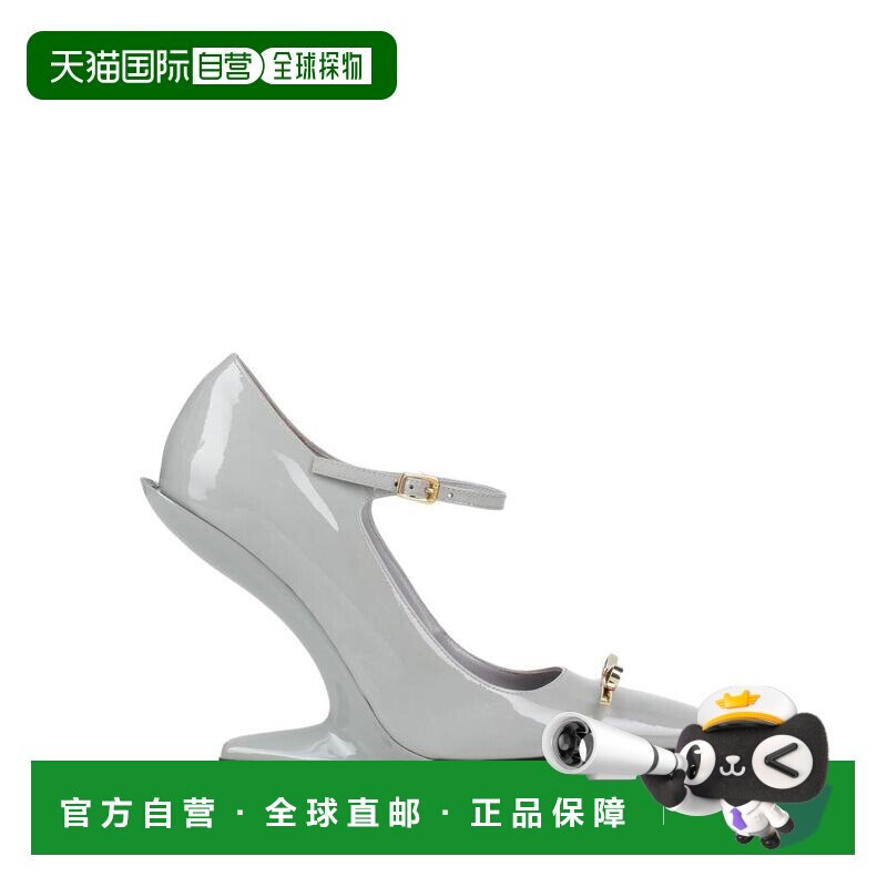 1h可退 【美国直邮】n 21 蝴蝶结细节真皮高跟鞋 女鞋 单鞋 17848