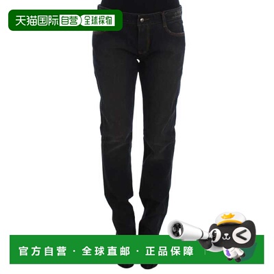 自营Ermanno Scervino Wash Cotton Boyfriend Women's Jeans - b