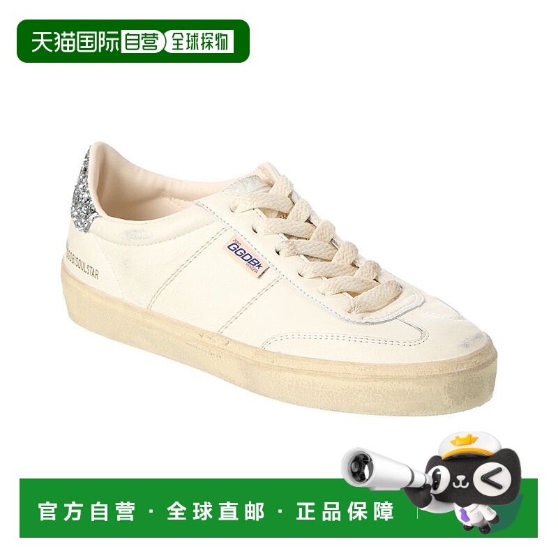 自营 Golden Goose Soul Star白色皮革运动鞋 美国奥莱直发厚底