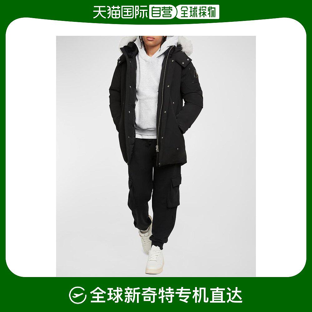 【美国直邮】moose knuckles kid s parka shearling coat 儿童派