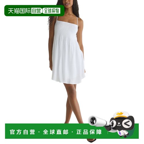 自营Bella Dahl Flowy Pintuck Dress - white 美国奥莱直发吊带