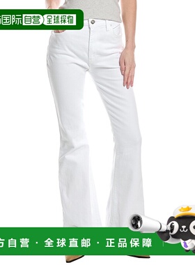 自营 HUDSON Jeans Holly White Horse 高腰喇叭牛仔裤 - 白色 美