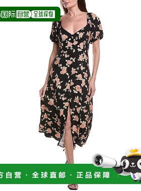 自营 saltwater luxe盐水奢华迷笛连衣裙-黑色 美国奥莱直发