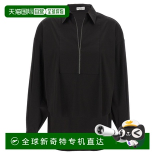 V領(lǐng)襯衫 自營(yíng) cucinelliMonile 黑色 brunello 美國(guó)奧萊直發(fā)