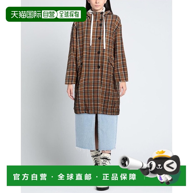 1h可退 【美国直邮】MASSIMO ALBA 法兰绒连帽派克大衣 女装毛呢