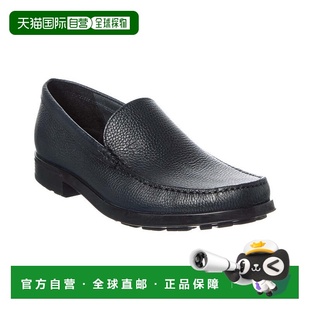 自营Bally Otinel Leather Moccasin - blue 美国奥莱直发