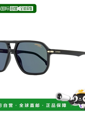 自营 Carrera男式偏光领航员太阳镜302/s 2M2Q3黑色/金色59mm-2M2