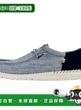 自营Hey Dude Wally Funk Nylon Craft Navy  40677-410 Men's -