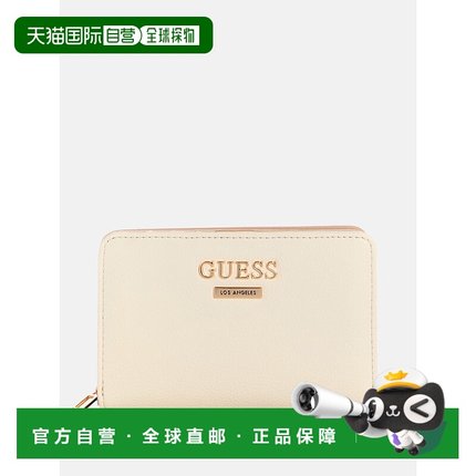 自营guessTyra French Wallet - white multi 美国奥莱直发钱包