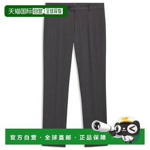 自营bossWater-repellent regular-fit trousers in virgin wool