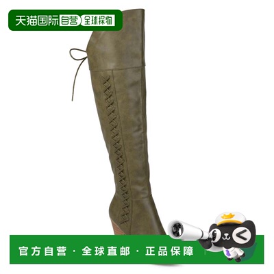 自营journee collectionJournee Women's Spritz-P Boot - olive