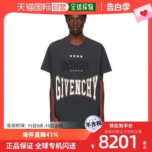 【美国直邮】givenchy 男士 上装T恤纪梵希纯棉圆领刺绣棉质