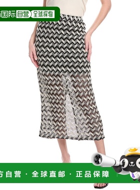 自营 walter baker沃尔特 贝克内尔短裙-白色 美国奥莱直发包臀裙