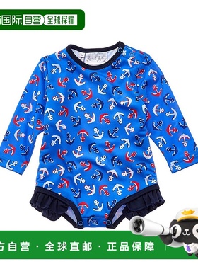 自营 Rachel Riley Anchor Frill Rash Guard - multi 美国奥莱直