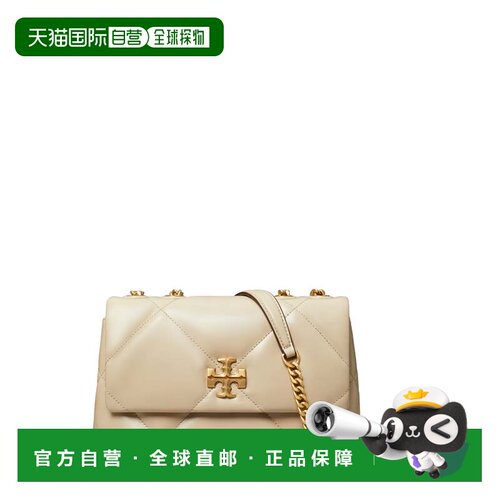 自营tory burchKira Diamond Quilt小款可转换单肩包-neutrals 美