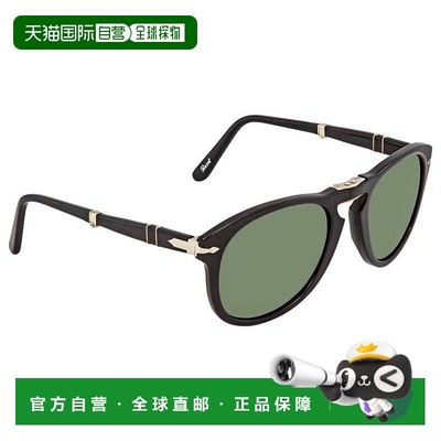 自营Persol Green Pilot Folding Unisex Sunglasses PO0714 95/3