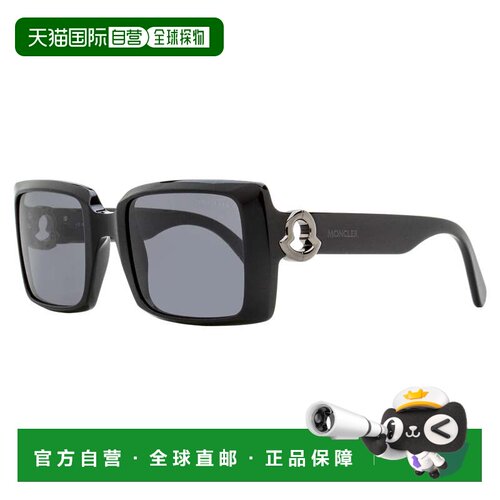 自营Moncler Women's Promenade Sunglasses ML0244 01A Black 53