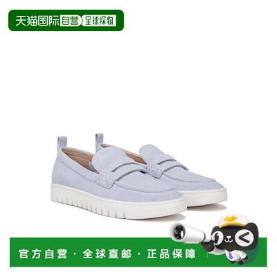 自营Vionic Uptown Penny乐福鞋女式7.5蓝色绒面拖鞋休闲鞋GBNC42