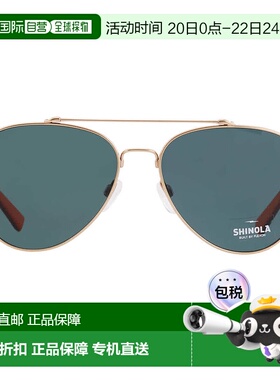 自营Shinola Green Pilot Unisex Sunglasses SH2101S 718 56 - m