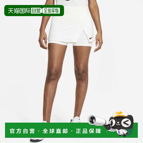 自营Nike Court Victory Skort短裙女子白色弹力dri-fit网球KFC12