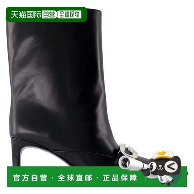 自营Heeled Belt Boots - Coperni - Leather - Black - black 美