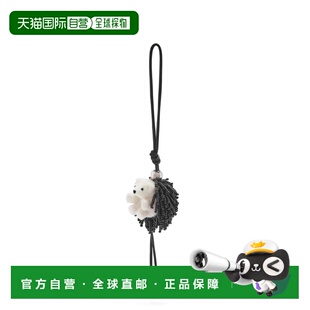 自营 LOEWE罗意威毛毡、珠饰和牛皮革刺猬挂饰新款包挂