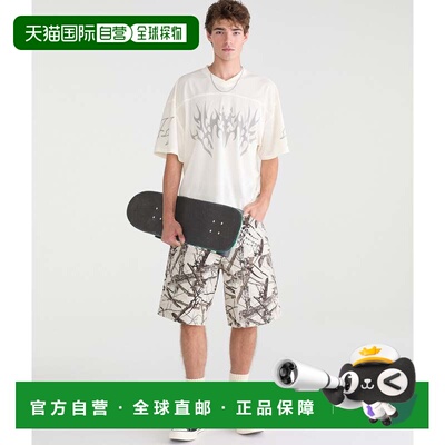 自营Aeropostale Forest Camo Tattoo Super Baggy Shorts 10.5