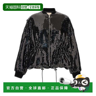 自营Alexandre Vauthier Women's Sequin Bomber Jacket - black