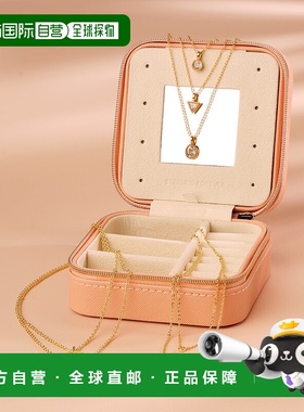 自营 sterling forever珠宝盒和分层项链套装-金色 美国奥莱直发