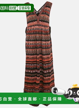 自营M Missoni Brown/black Stripe Pattern Lurex Knit Sleevele