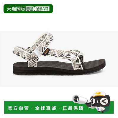 自营teva女式通用Boomerang凉鞋白色/灰色-白色/灰色 美国奥莱直
