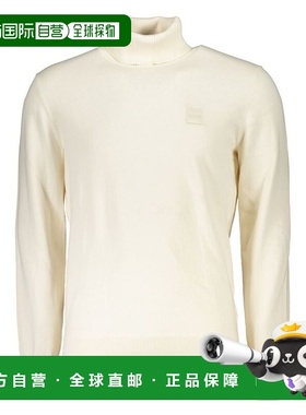 自营Hugo Boss Cotton Men's Turtleneck - white 美国奥莱直发