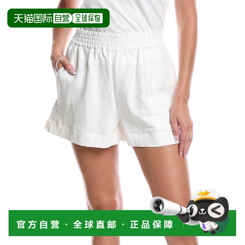 自营 french connection法国连接Birdie亚麻短款-白色 美国奥莱直