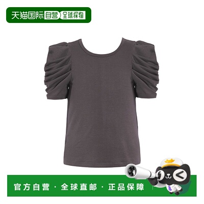 自营 hannah banana女童 Rushed 短袖上衣 - 炭灰色 美国奥莱直发