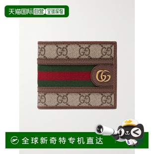 香港直邮潮奢 古驰 1h可退 Gucci 597606 男士 Ophidia系列GG钱包
