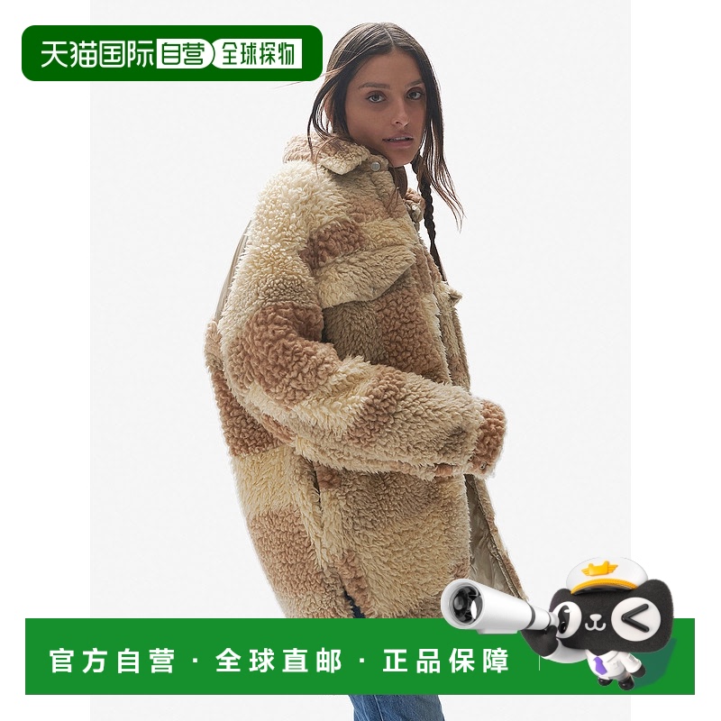 自营 holdenW衬里羊毛夏尔巴人衬衫夹克-天然混纺-天然混纺 美国