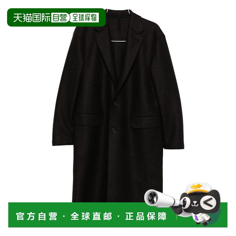 自营harris wharf londonTailored Long Coat With Classic Lapel