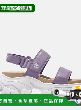 自营TIMBERLAND添柏岚男女时装凉鞋Adley Way紫色全粒面 美国奥莱