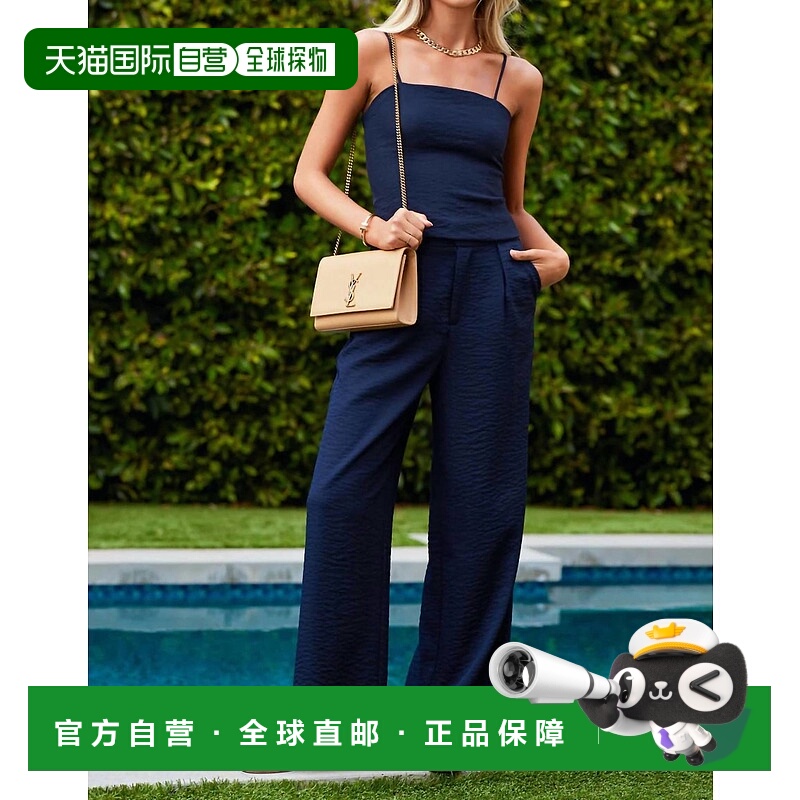 自营 bishop + youngIlluminae Sorrento 紧身胸衣上衣（海军蓝）